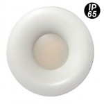 Foco fijo empotrar Blanco SPA02 85mm IP65, Ideal para baño